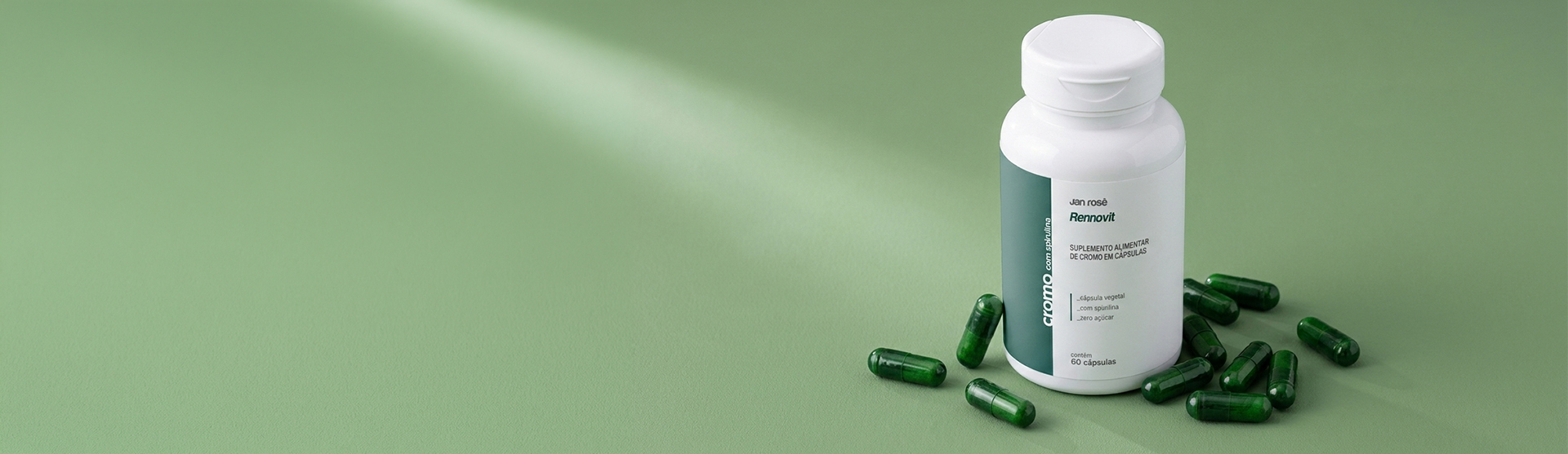 Cromo com Spirulina